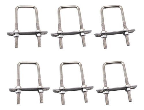 Pernos U Cycoope Square U 304 Pedrones U De Acero Inoxidable