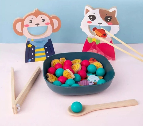 Juego Didáctico Estimulación Motricidad Fina Para Niños