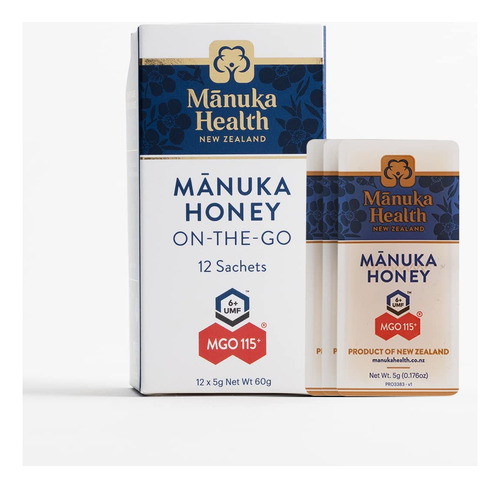 Manuka Health Umf 6+/mgo 115+ Paquetes De Miel De Manuka Par