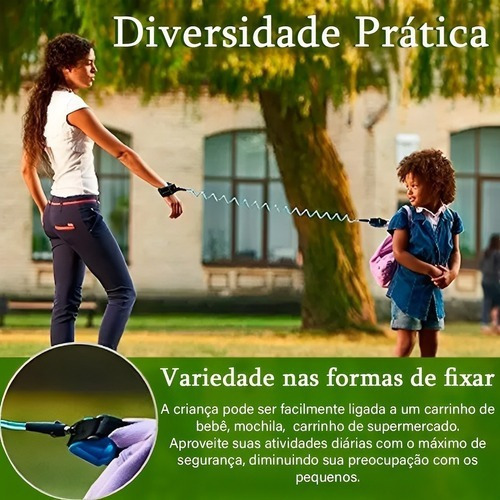 Pulseira Guia De Companhia Seguranca Para Criancas Coleira