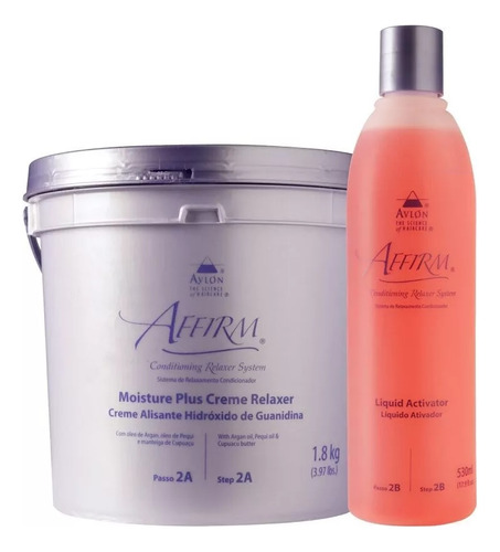 Avlon Affirm Refil Relaxamento De Guanidina Alisamento