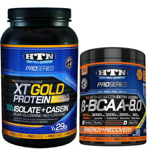 Proteína Xt Gold Htn 1 Kg Caseina Calcio Y Bcaa 8.0 Alanina