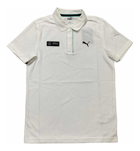 Playera Polo Puma Mercedes Blanca 538478-03 Look Trendy