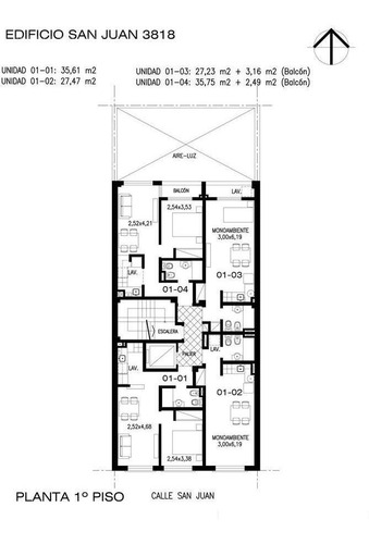 Imagen 9 de 9 de Departamento Monoambiente En Venta En Rosario