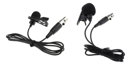Sistema De Micrófono Inalámbrico Lavalier Xlr 3 Pines Clip D