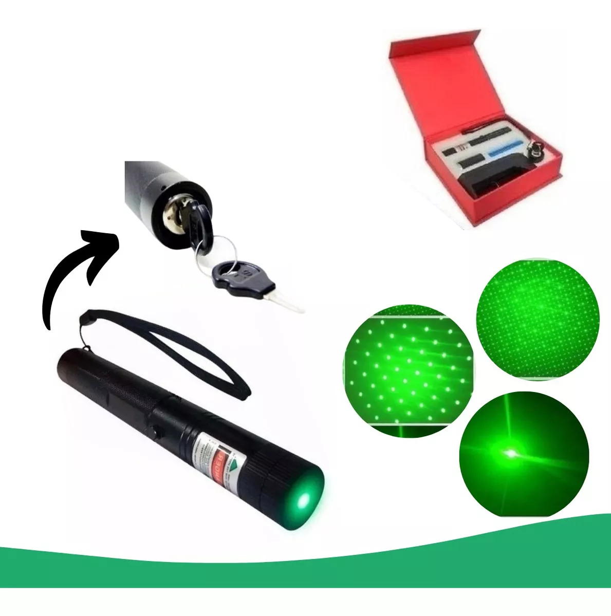 Tercera imagen para búsqueda de puntero laser verde