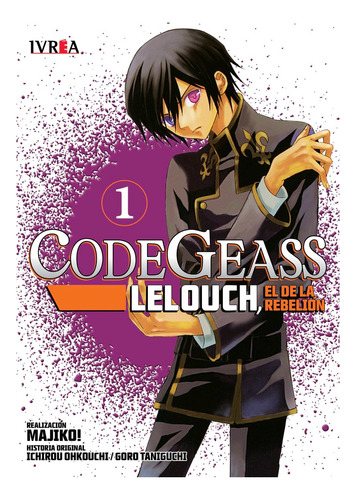 Code Geass Lelouch Manga Tomo 1 Original Ivrea Manga