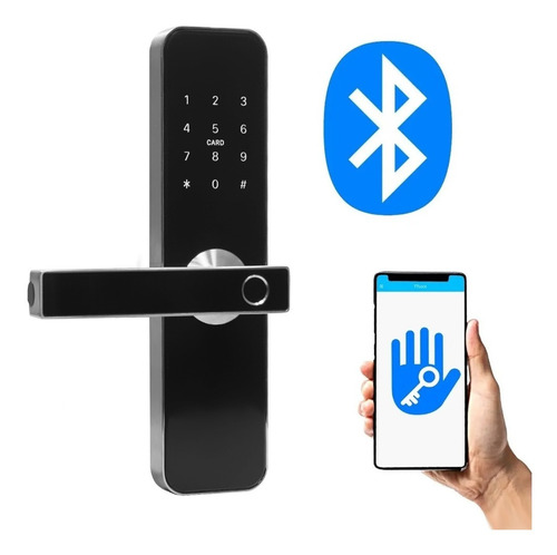 Imagen 1 de 10 de Cerradura Biometrica Smart H31b Bluetooth Huella Control Per