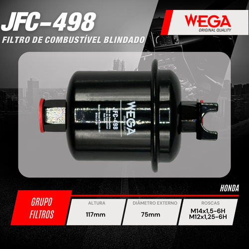 Filtro Combustível Honda Civic Ex 1.6 16v 1997 A 2000