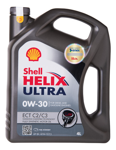 Aceite De Motor Shell Helix Ultra Ect C2/c3 0w30 4 Lt