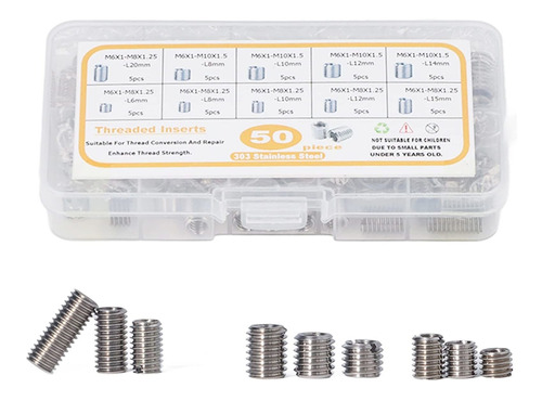 Tapping Insert 303 Stainless Steel Threaded Set Durable