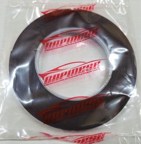 Cinta Bifaz Espumosa Negra Doble Adhesivo 8mm X 3 Metros