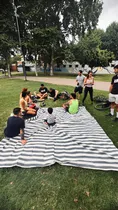 Comprar Lona Playera Gigante 3x3 Mt 8 Presillas 8 Estacas Bolsa Lona