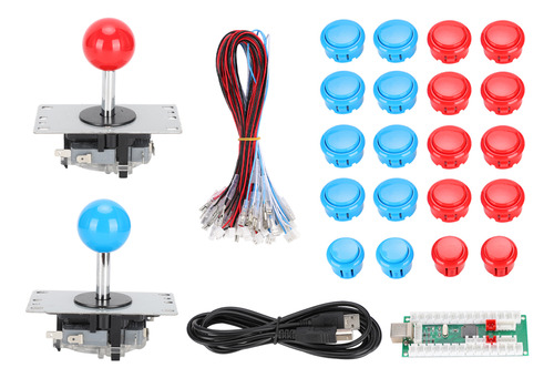 Kit Usb De Accesorios De Joystick Para Juegos De Bricolaje P