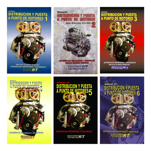 Oferta 6 Manuales Distribución Y Puesta A Punto D Motores Rt