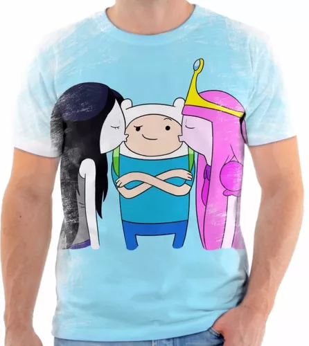 Camiseta Jake e Finn Hora de Aventura branca