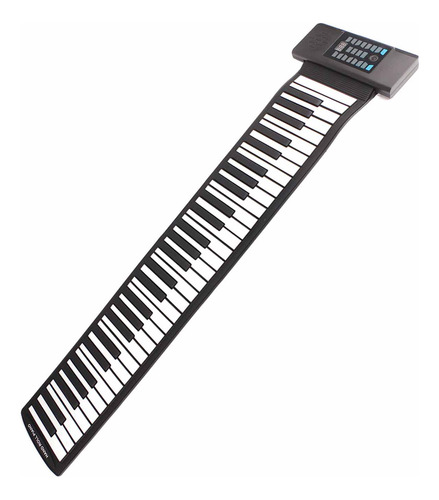 Teclado Enrollable, Piano, 61 Teclas, Función Midi, Mano Por