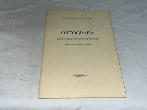 Ortografia - Real Academia Española (Usado)