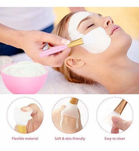 Imagen 4 de 7 de Cuidado Facial Yblntek Juego De Cuencos Para Mascarilla Faci