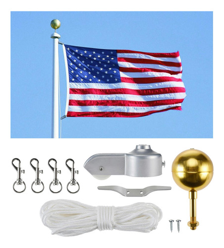Kit De Reparación De Hardware De Poste De Bandera Para