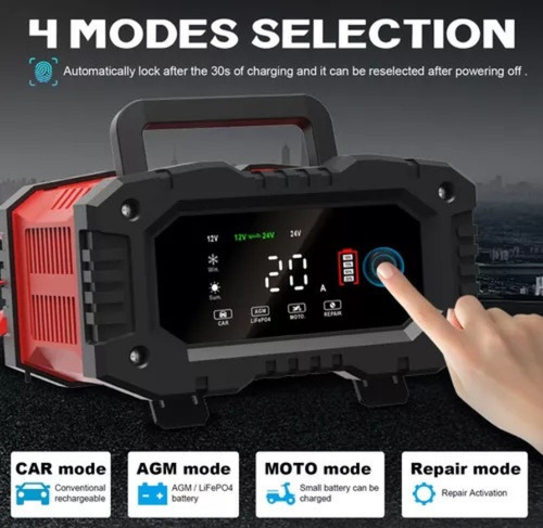 Cargador De Batería De Carro De 20 Amperio