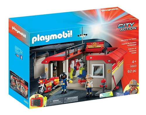 Playmobil Estacion De Bomberos 5663 City Action