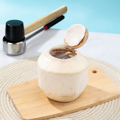 Herramienta Para Abrir Coco, 4 Unidades, Taladro De Acero