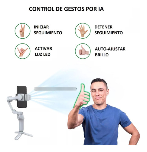 Estabilizador Celular Inteligent 3 Ejes Plegable Profesional