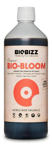 Biobizz Bio Bloom Fertilizante Floración 1 Litro  Organico