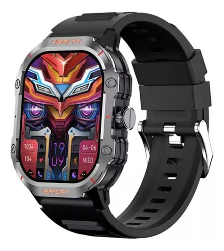 Smartwatch Hk24 Reloj Inteligente Militar Amoled Negro