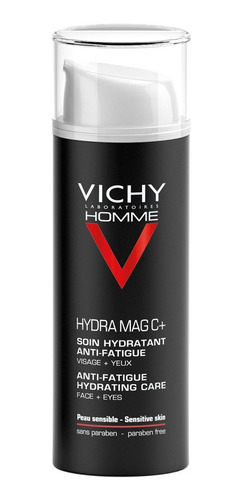 Imagen 2 de 3 de Hidratante Facial Hombres Vichy Homme Hydra Mag C+ 50ml Seca