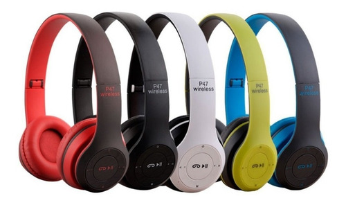 Imagen 1 de 4 de Auricular Bluetooth 4.1 Manos Libres P47 Fm Sd Mp3 Cable