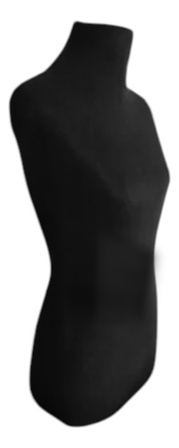 Maniqui Busto Forrado Talle 42 Al 48 Con Base Negro 42