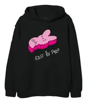 Comprar Sudadera Lil Peep Conejo Rosa Memorial Trap Rap Firma