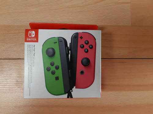 Set de control joystick inalámbrico Nintendo Switch Joy-Con (L)/(R) rosa neón y verde neón