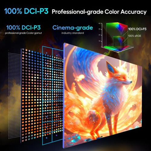 Eviciv 18 2k 144hz Monitor Portátil 100% Dci-px 1600 Monitor
