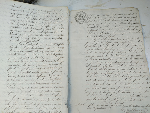 Documentos Antiguo 1865 Otros (Usado)