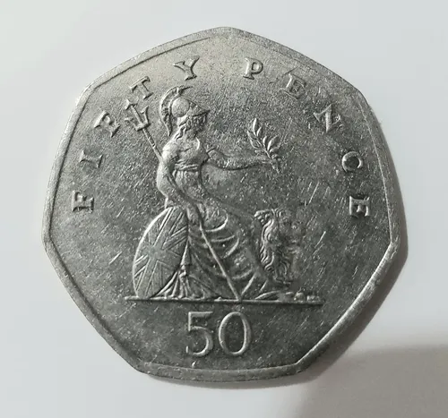 Moneda 50 Peniques Reino Unido 1997,circulada | MercadoLibre