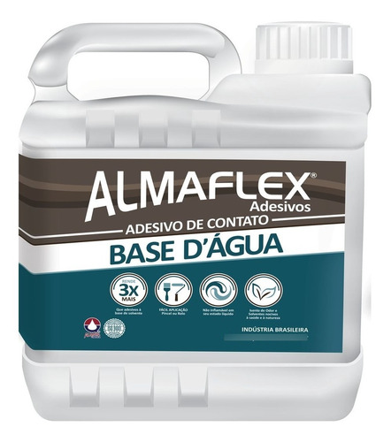 Cola De Contato Base Dágua 5 Kg - Almaflex® 300 Cor Secagem transparente