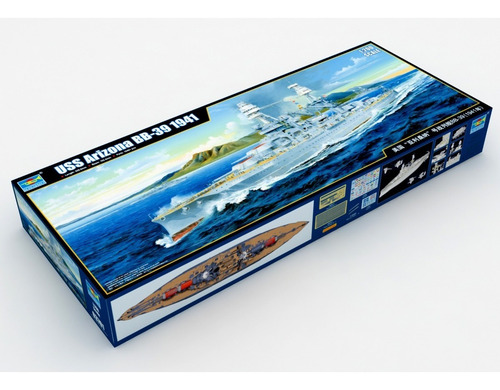 Imagem 1 de 1 de Trumpeter Kit 1/200 Uss Arizona Bb-39 1941 03701