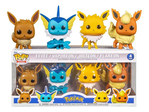 Funko Pop Eevee / Vaporeon / Jolteon / Flareon Pokémon