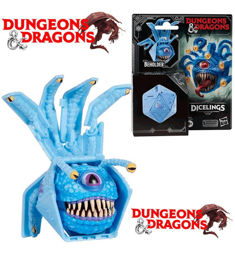 Dungeons E Dragons Dicelings Observador Azul Dado D20