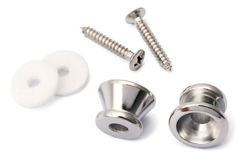 5 Set De 5 Enganches Para Correas De Guitarra Con 5 Piezas