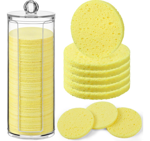 120 Esponjas Faciales Comprimidas, Exfoliantes Faciales Natu