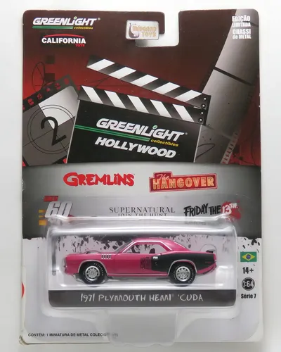 1971 Plymouth Hemi Cuda Shannon 60 Segundos 1/64 Greenlight