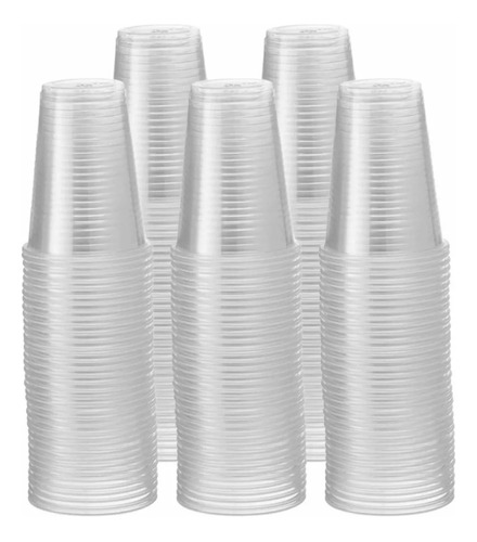 Vaso Plastico Desechable 7 Oz Sin Tapa 100  Unidades 200 Cc