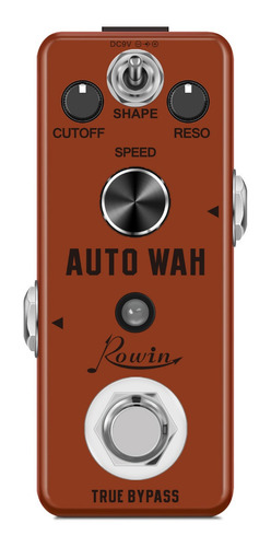 Pedal Digital Rowin Lef-3804 Auto Wah Para Guitarra, 3 Modos