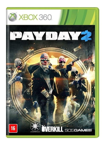 Payday 2 Xbox 360 Mídia Física Novo Lacrado