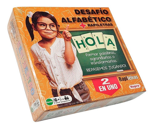 Juego Didactico Desafio Alfabetico Con Rapiletras Nupro 6001