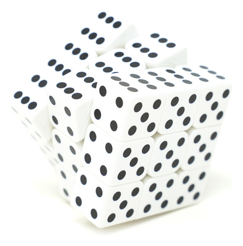 Cubo Mágico 3x3x3 Personalizado - Vinci Cube Dado Branco
